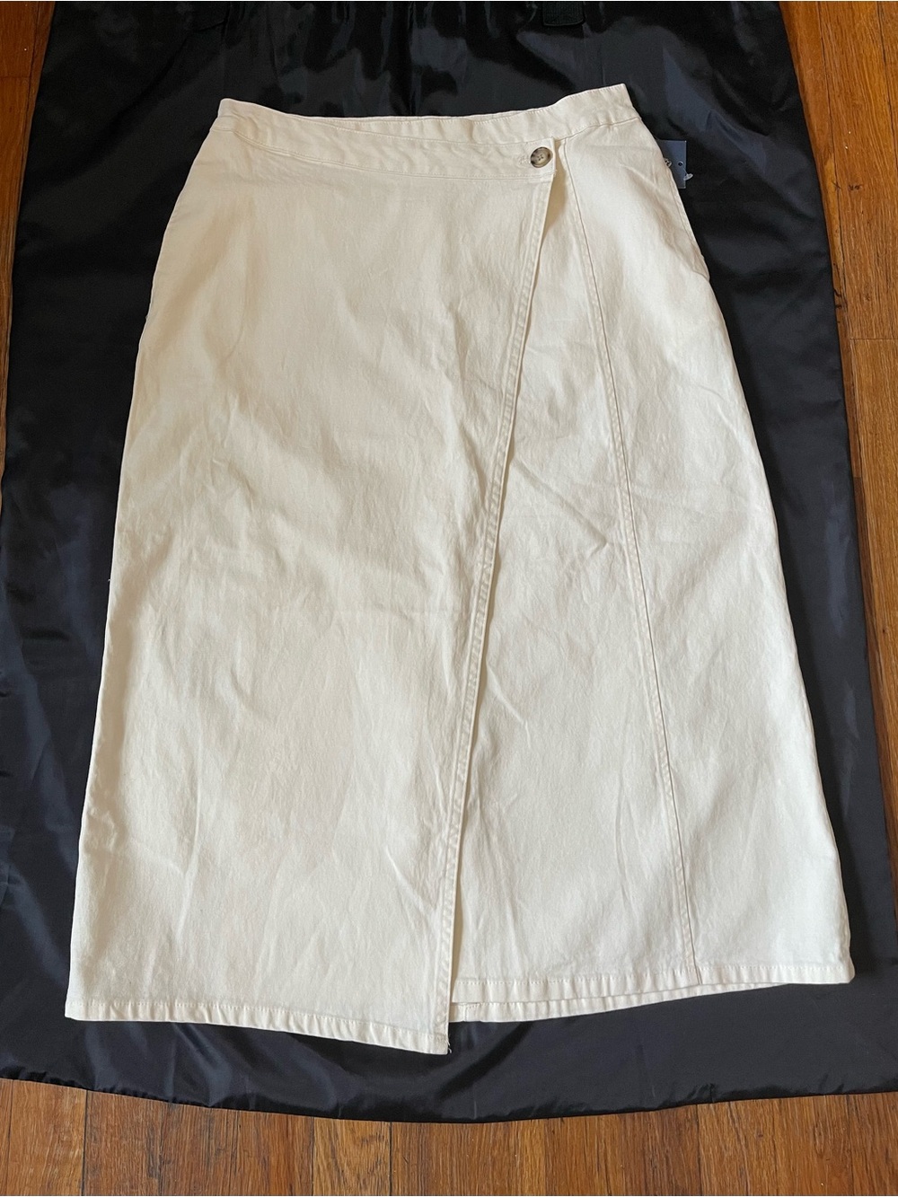 Universal Thread Cream Midi Wrap Skirt